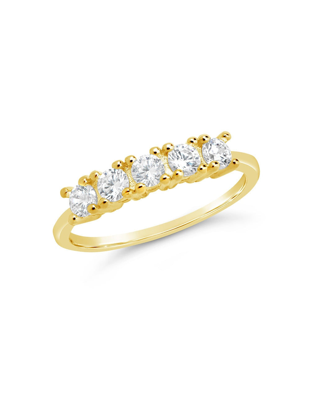 Elegant Rowan CZ Thin Ring - Dainty Cubic Zirconia Band for Women, Perfect for Everyday Wear, Engagement, Anniversary & Gift Giving