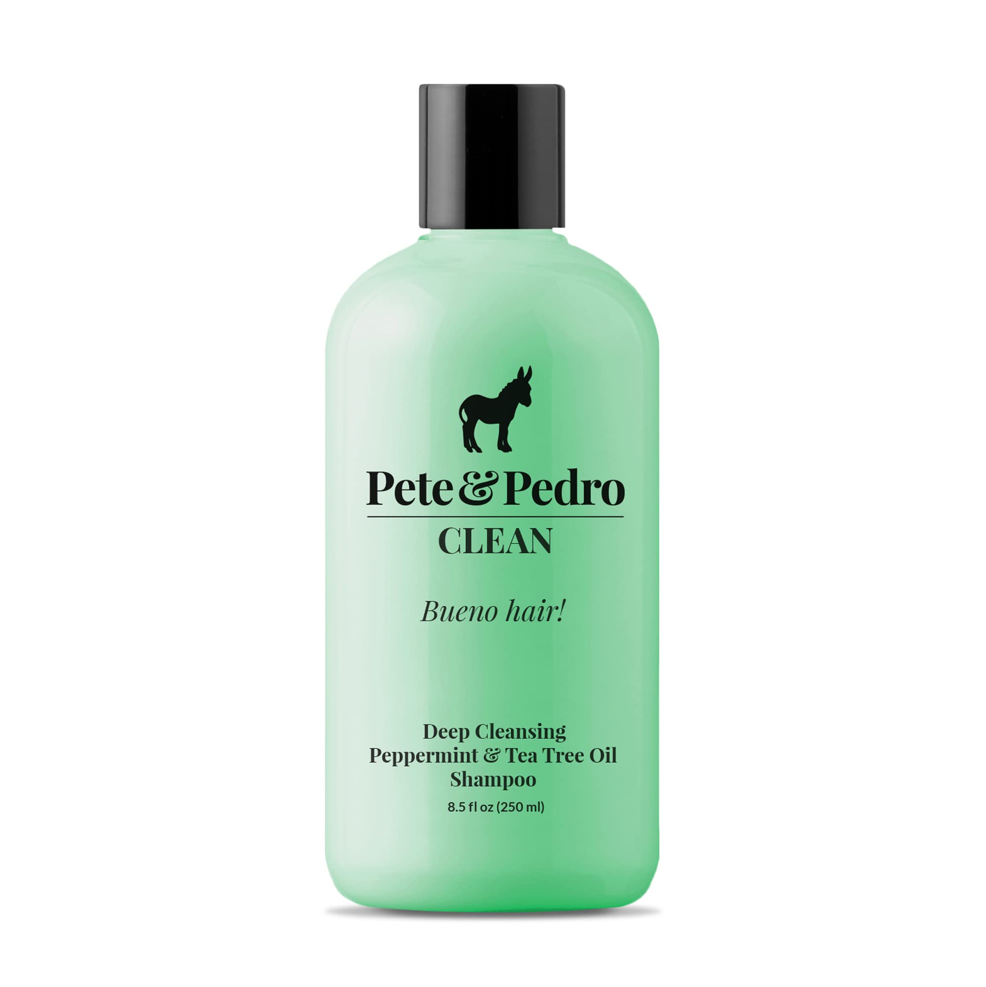 Pete & Pedro CLEAN Shampoo & Cowboy Tobacco Conditioner Set - 8.5 oz Tea Tree & Peppermint Shampoo for Deep Cleansing + Moisturizing Tobacco Scent Conditioner for Healthy Hair | Men's Hair Care Duo for Daily Use & Salon Results at Home