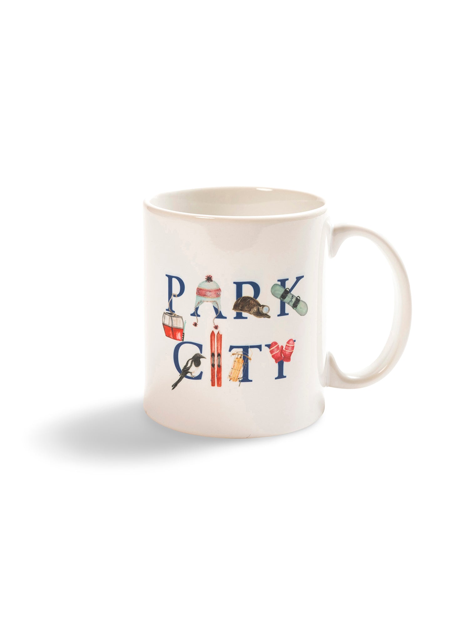 Park City Winter Mug - Insulated Coffee Cup with Lid for Hot & Cold Drinks - Perfect for Skiing, Snowboarding & Outdoor Adventures