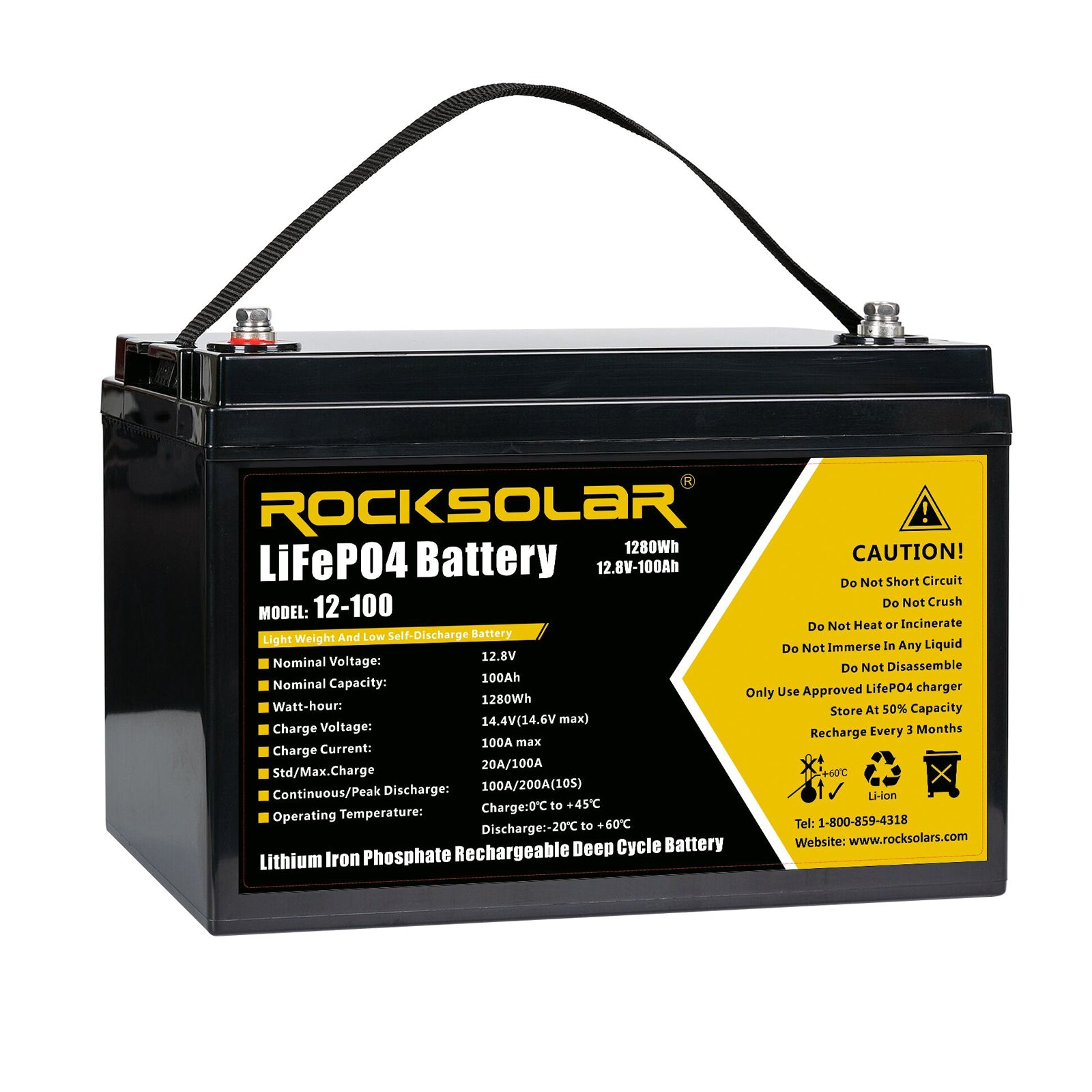 ROCKSOLAR 1000W 12V Off Grid Solar Power System Kit with Solar Panel, Inverter & Battery - Perfect for RV, Camping, Cabin & Emergency Power Backup