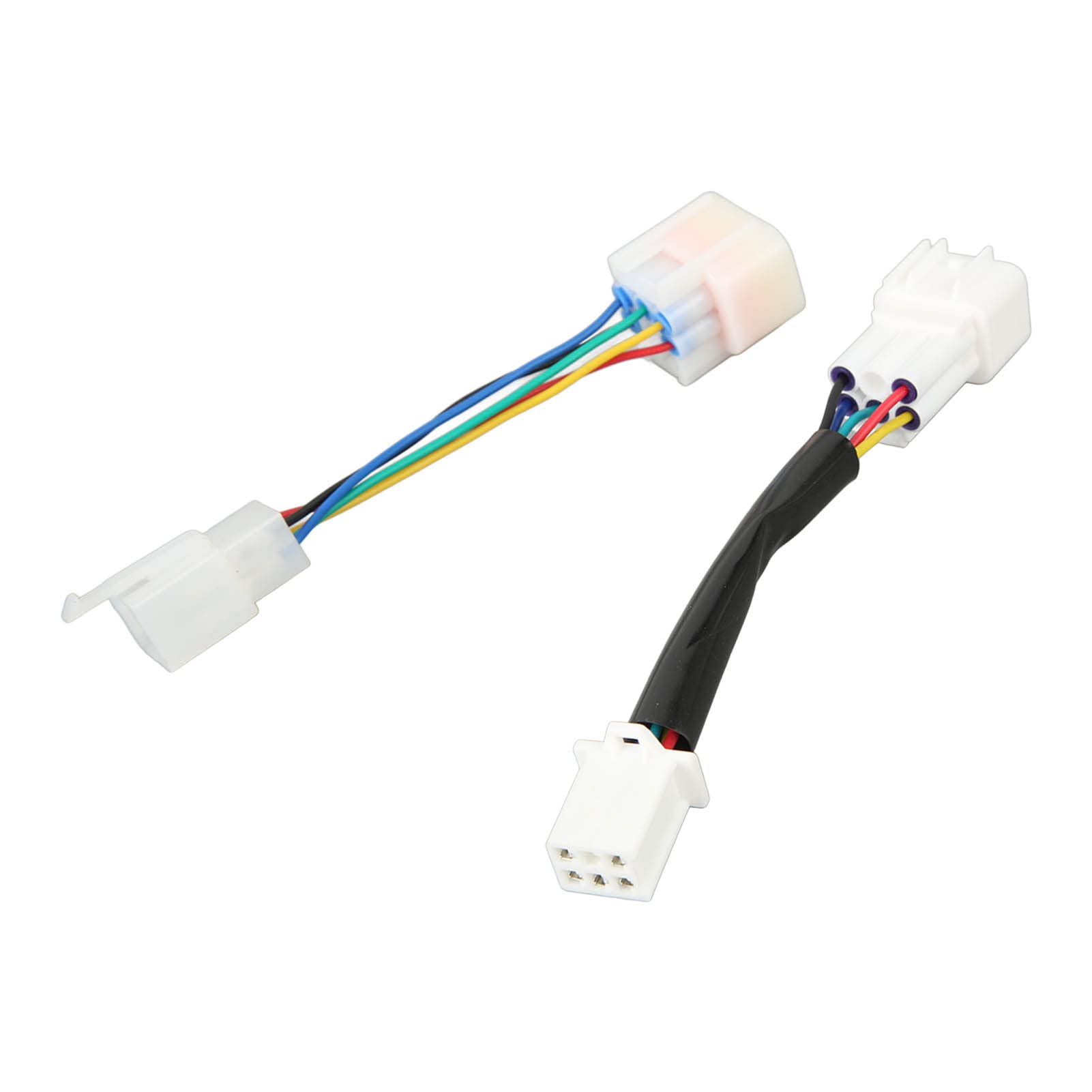 Qiilu Electric Motorcycle Hall Sensor Adapter 2PCS - IP67 Waterproof High Efficiency Controller Adapter for E-Bike & Scooter - Perfect for Off-Road Riding and Urban Commuting