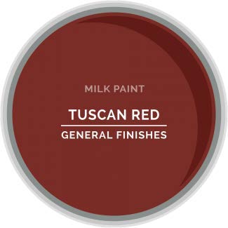General Finishes Milk Paint - Tuscan Red (32 oz) | Non-Toxic, Water-Based Paint for Furniture, Cabinets & DIY Projects | Perfect for Home Decor, Upcycling & Vintage Finishes