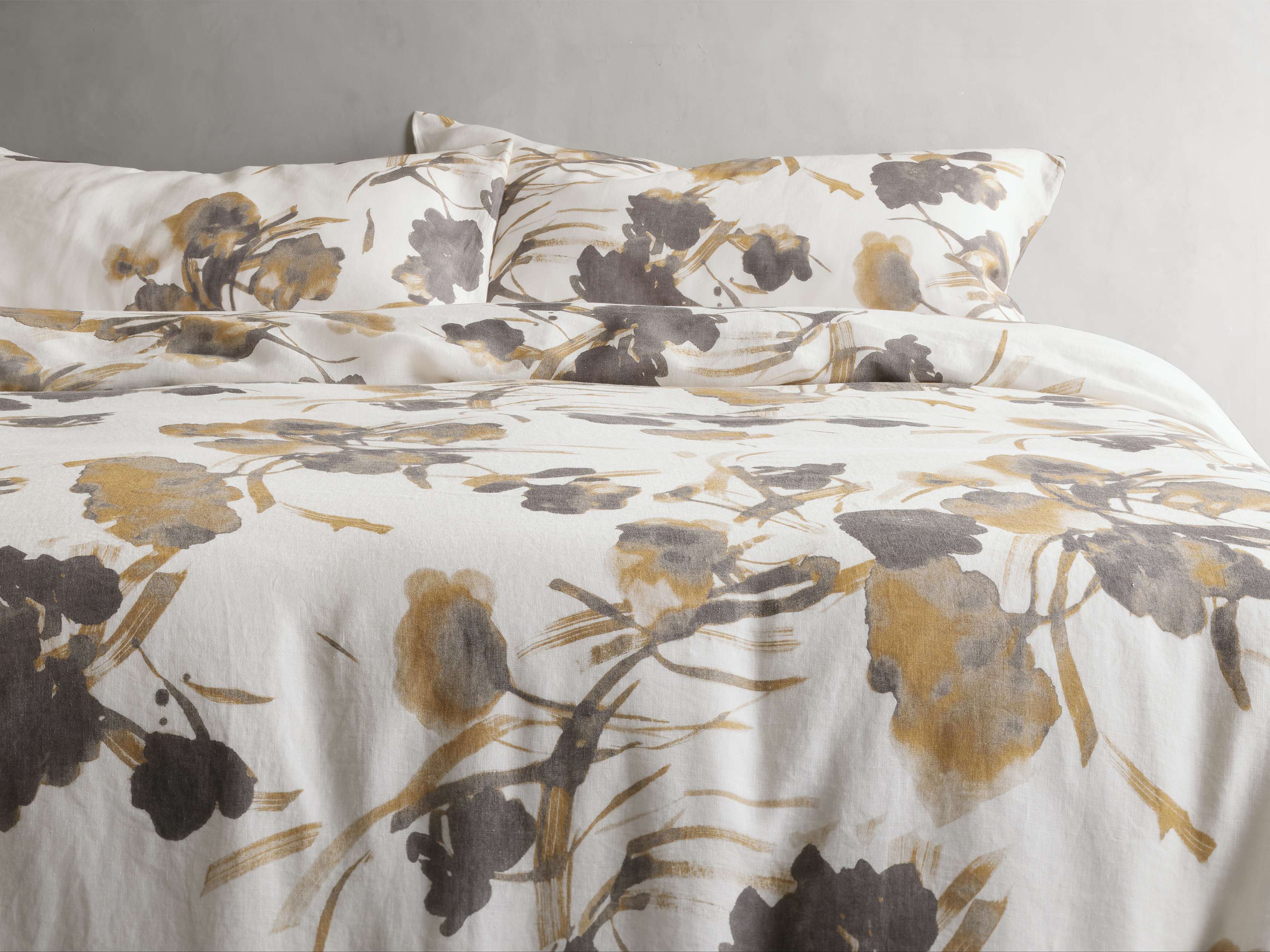 Premium 100% Linen Duvet Cover Set - Breathable & Soft Natural Bedding for All Seasons - Perfect for Master Bedroom, Guest Room & Vacation Homes