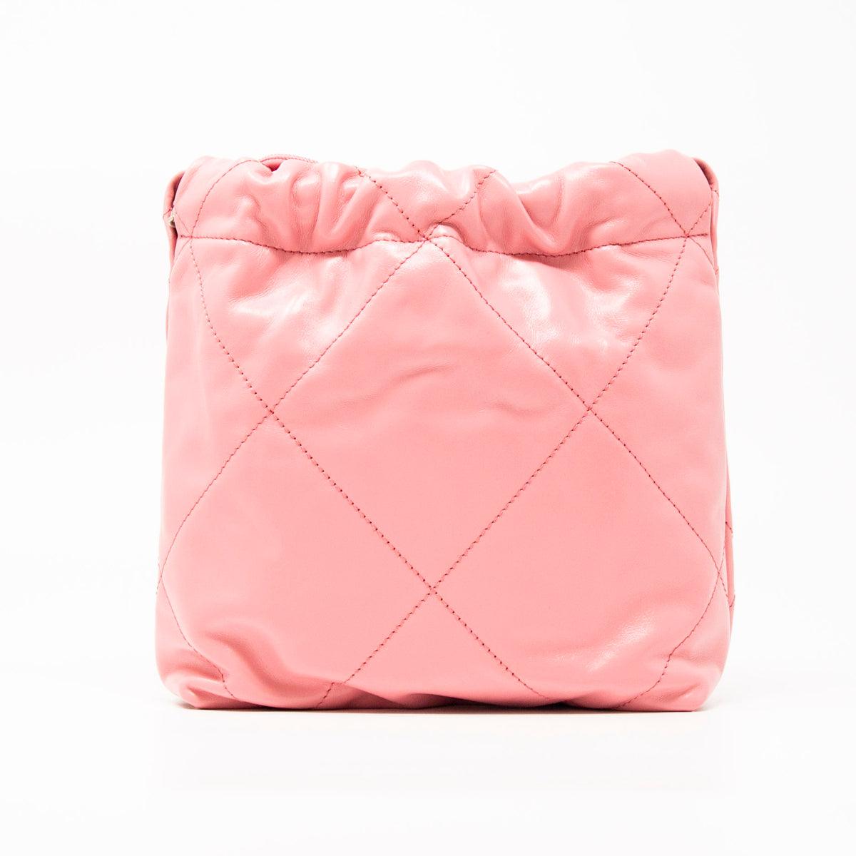 Chanel Pink Mini 22 Hobo Bag - Luxury Designer Shoulder Bag for Women | Perfect for Date Night, Parties & Everyday Use