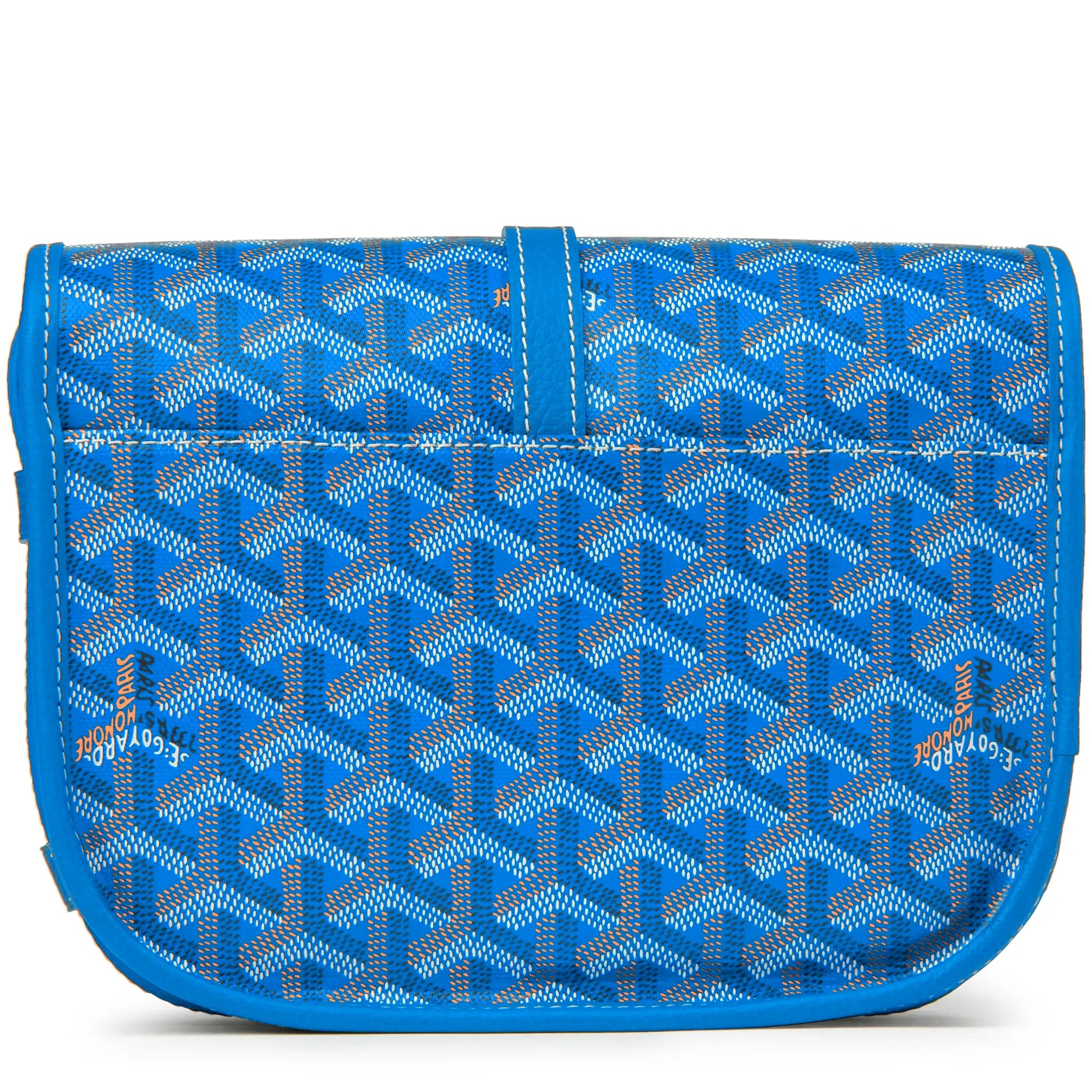 Goyard Goyardine Belvedere II Sky Blue PM Messenger Bag - Luxury Crossbody Shoulder Bag for Women & Men - Perfect for Travel, Work & Everyday Use