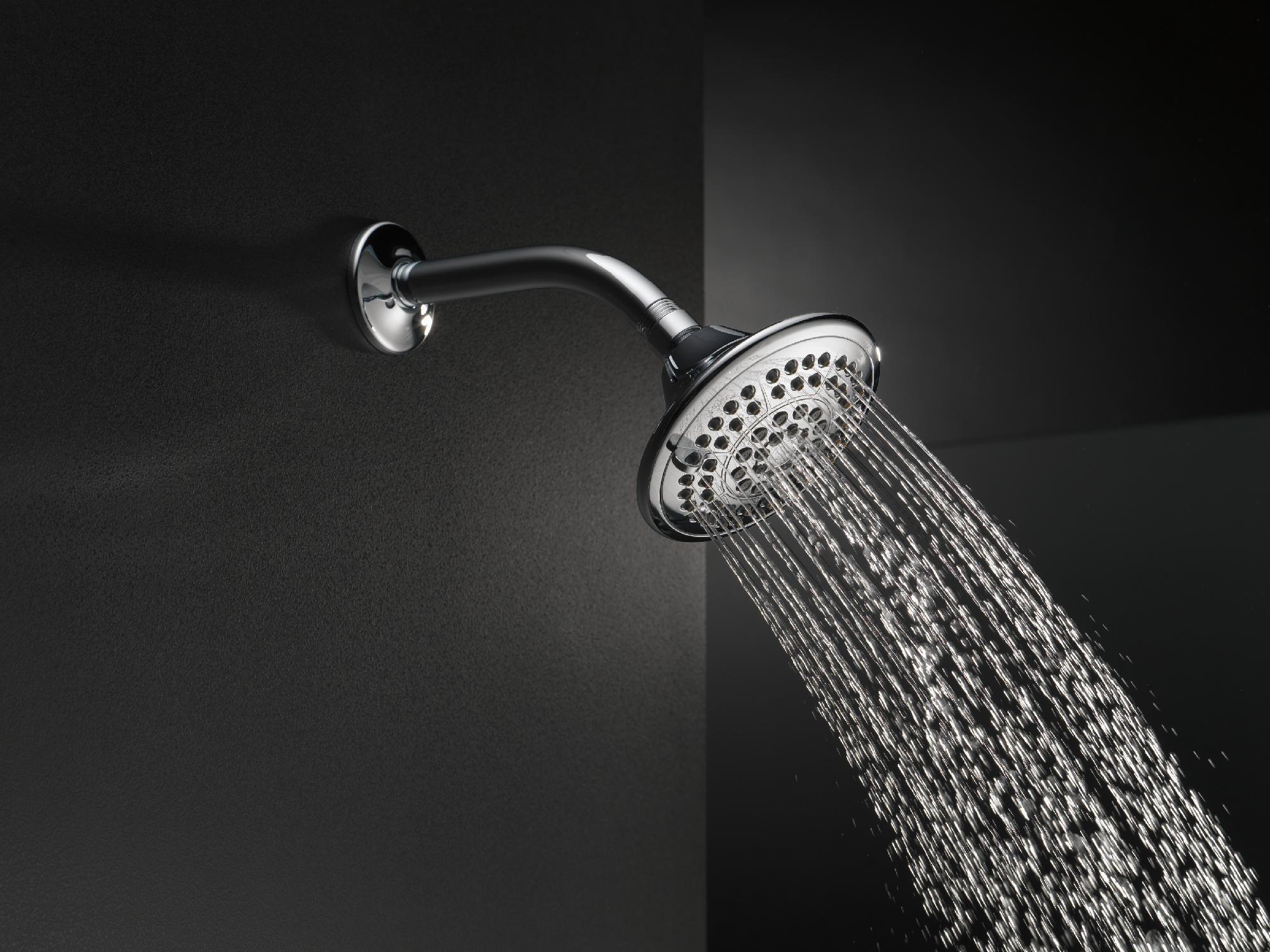 Delta RP78575RB 5-Setting Touch Clean Shower Head in Venetian Bronze - High Pressure Rain Shower for Spa-Like Bathroom Experience