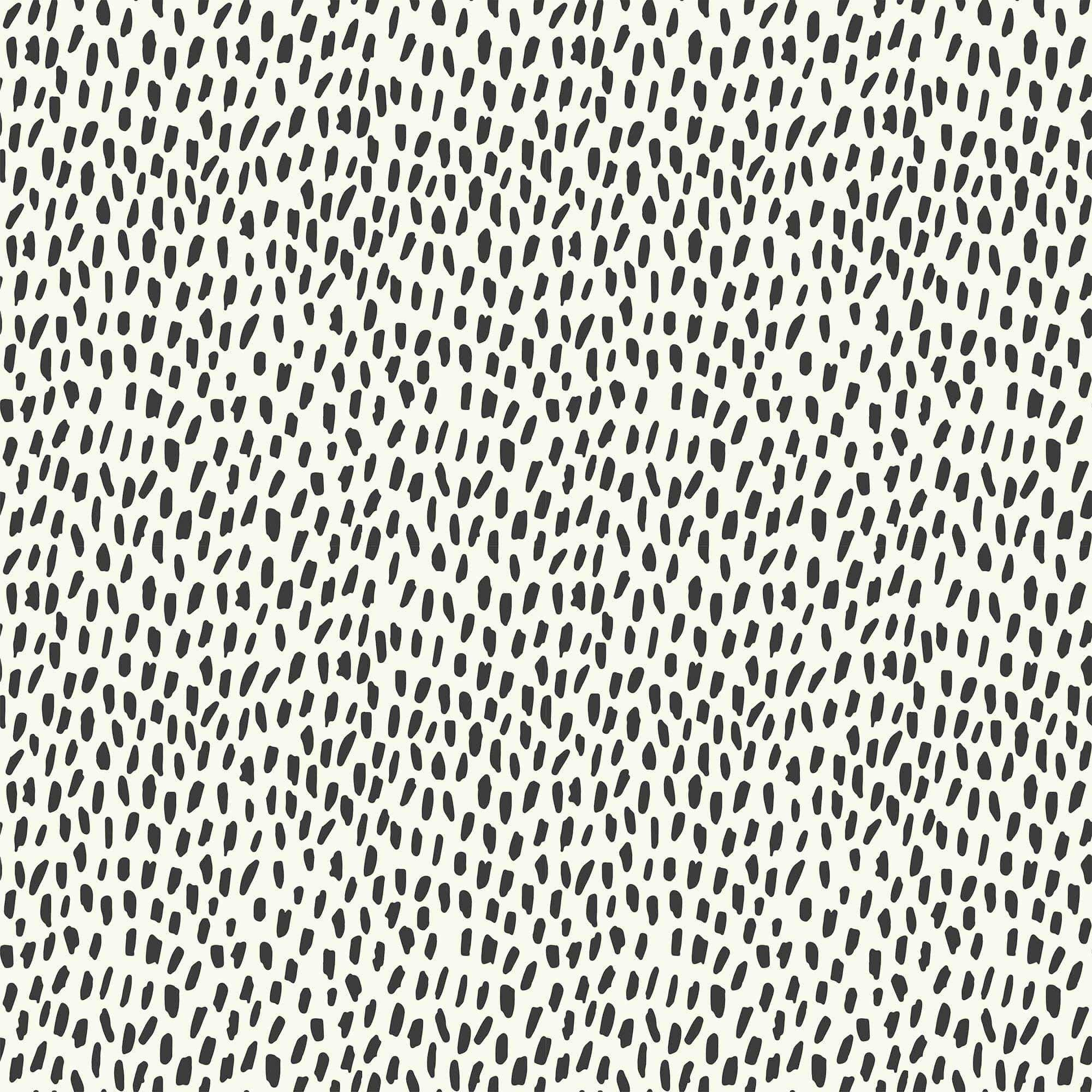 Black and White Animal Print Peel and Stick Removable Wallpaper - Self-Adhesive Decorative Wall Covering for Nursery, Bedroom, Living Room, Office Decor
