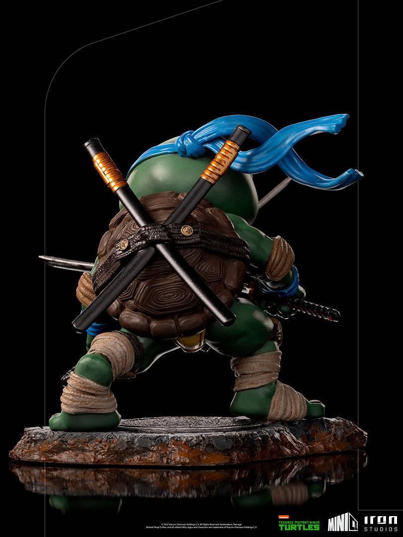 Iron Studios TMNT Leonardo MiniCo Figure - Collectible Action Figure for Teenage Mutant Ninja Turtles Fans | Perfect for Display, Gifts & TMNT Collections