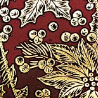 Premium Wine Red & Gold Poinsettia Wired Craft Ribbon - 2 Inch x 40 Yards for Holiday Decorations, Gift Wrapping, DIY Projects & Christmas Tree Ornaments