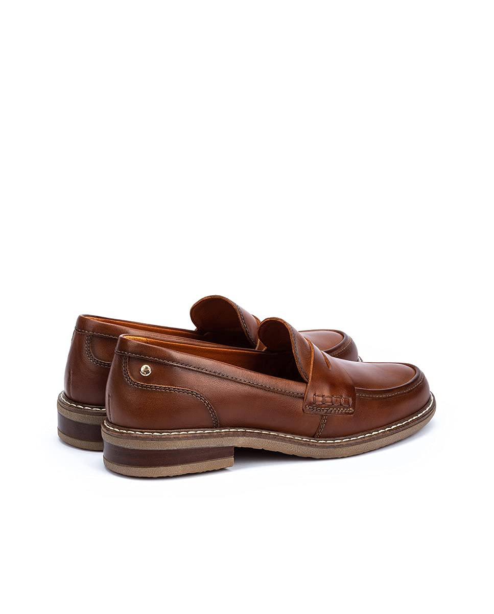 PIKOLINOS Women's Leather Loafers Aldaya - Comfortable Slip-On Shoes for Casual Wear & Office Outfits