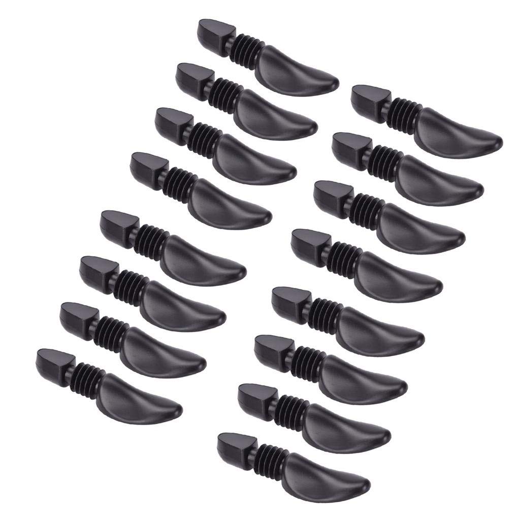 20 Pairs Plastic Spring-Loaded Shoe Trees - Adjustable Shoe Stretchers for Men & Women - Boot Shapers, Shoe Inserts, Display Stands - Perfect for Shoe Storage, Travel & Retail Display