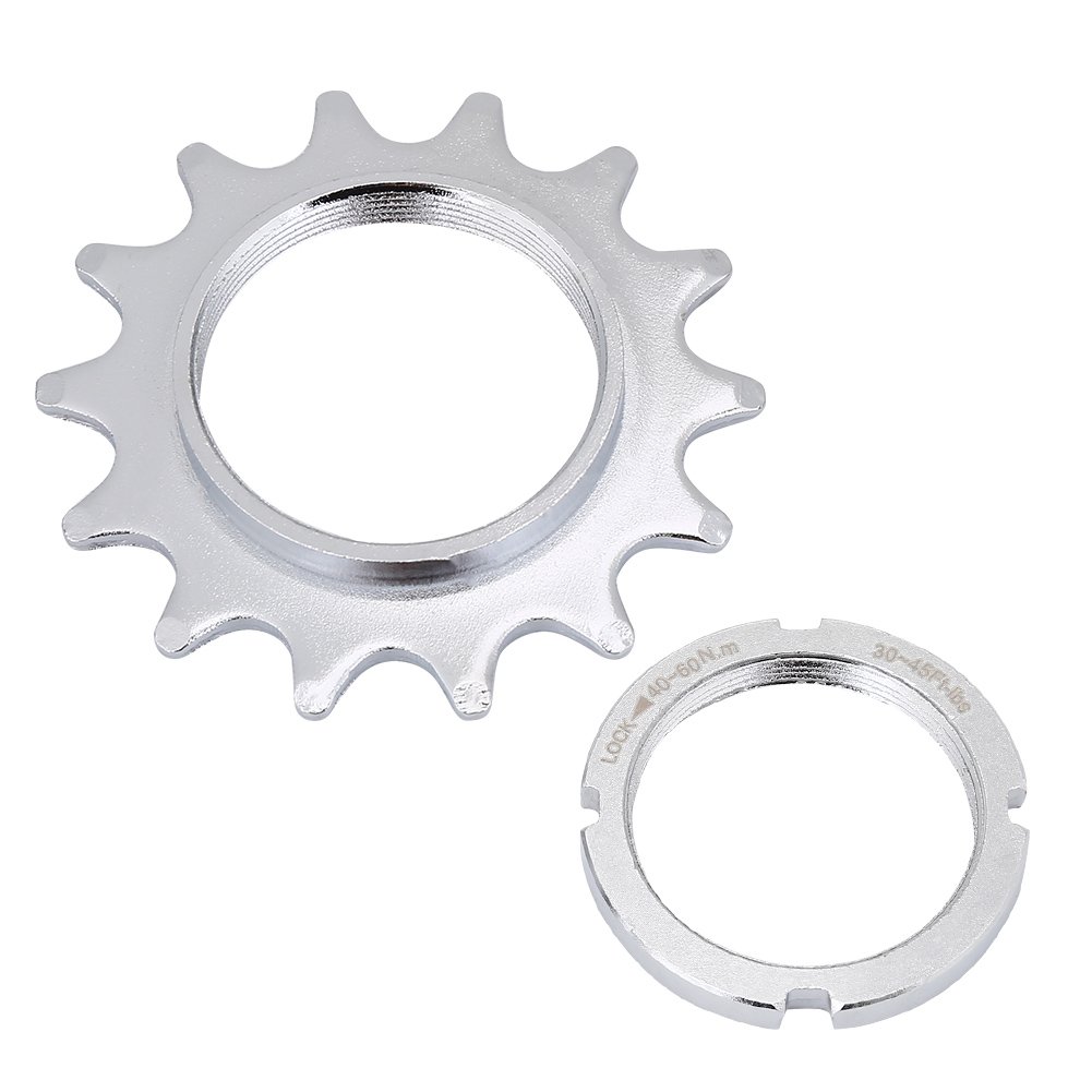 Keenso High-Strength Steel 13T-16T Single Speed Bicycle Freewheel - Durable Bike Flywheel Sprocket for Fixed Gear Bikes | Perfect for Urban Commuting & Track Cycling