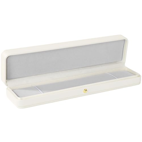 White Necklace/Baracelet/Long Chain Box