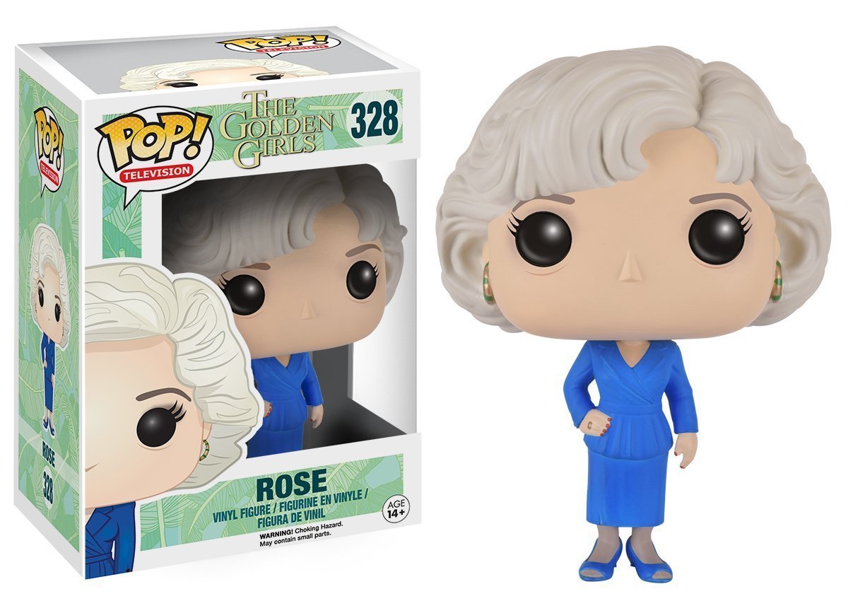 Funko Pop! Vinyl Figure - Golden Girls Rose Collectible with Pop Protector Case | Perfect for Display, Gifts & Pop Culture Fans
