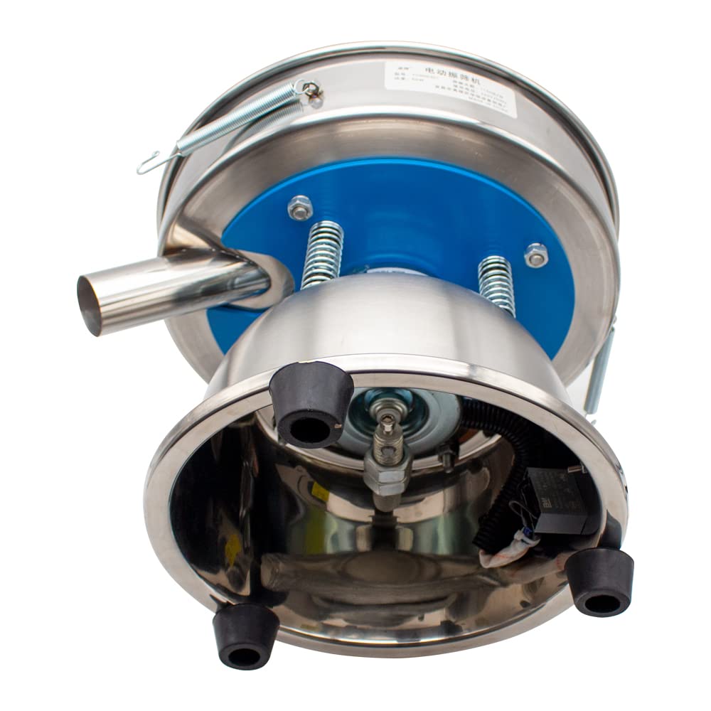 Stainless Steel Electric Vibrating Screen Machine - 170 Mesh Fine Powder Sifter for Food, Chemical & Pharmaceutical Industry | Compact Powder Sieving Equipment for Labs & Commercial Use