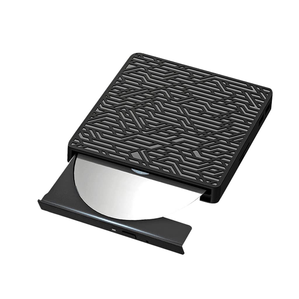 KieTeiiK USB 3.0 External DVD CD Drive - Burner/Writer/Reader for Laptop & PC - Compatible with Windows 10/11/Mac - Portable Optical Disc Drive for Movies, Music, Data Backup & Software Installation