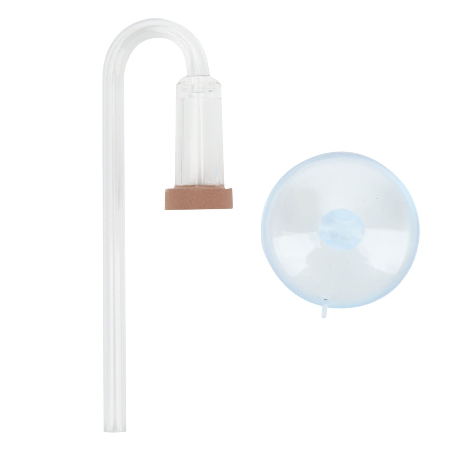 Aquarium CO2 Diffuser - Transparent CO2 Bubble Counter & Atomizer for Fish Tank - Premium Aquarium Accessories for Planted Tanks & Aquatic Pets - Perfect for CO2 Injection Systems in Freshwater Aquariums