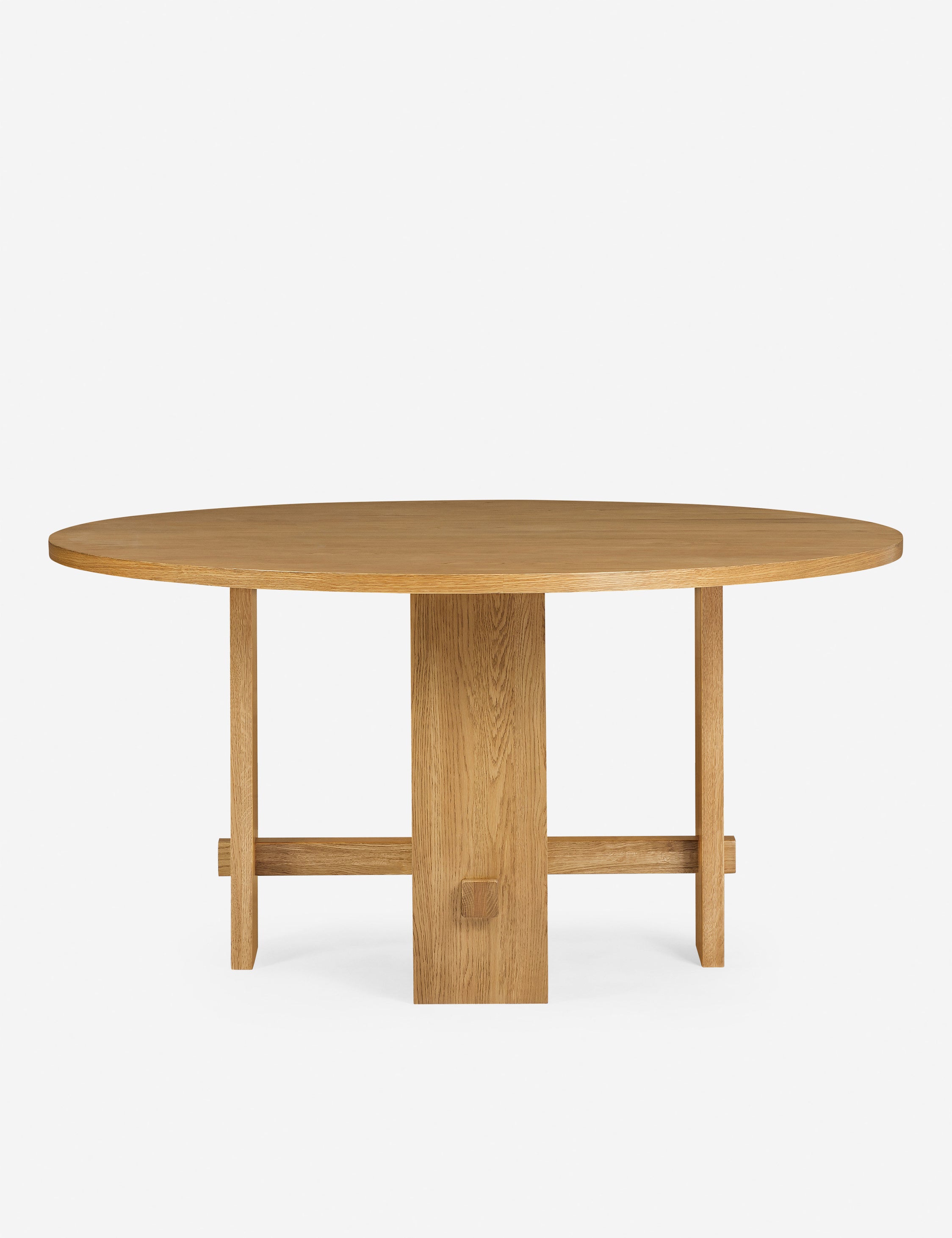 Campos Round Dining Table - 42 Inch Modern Wood Kitchen Table for 4-6 People | Perfect for Small Spaces, Breakfast Nook & Cozy Family Meals