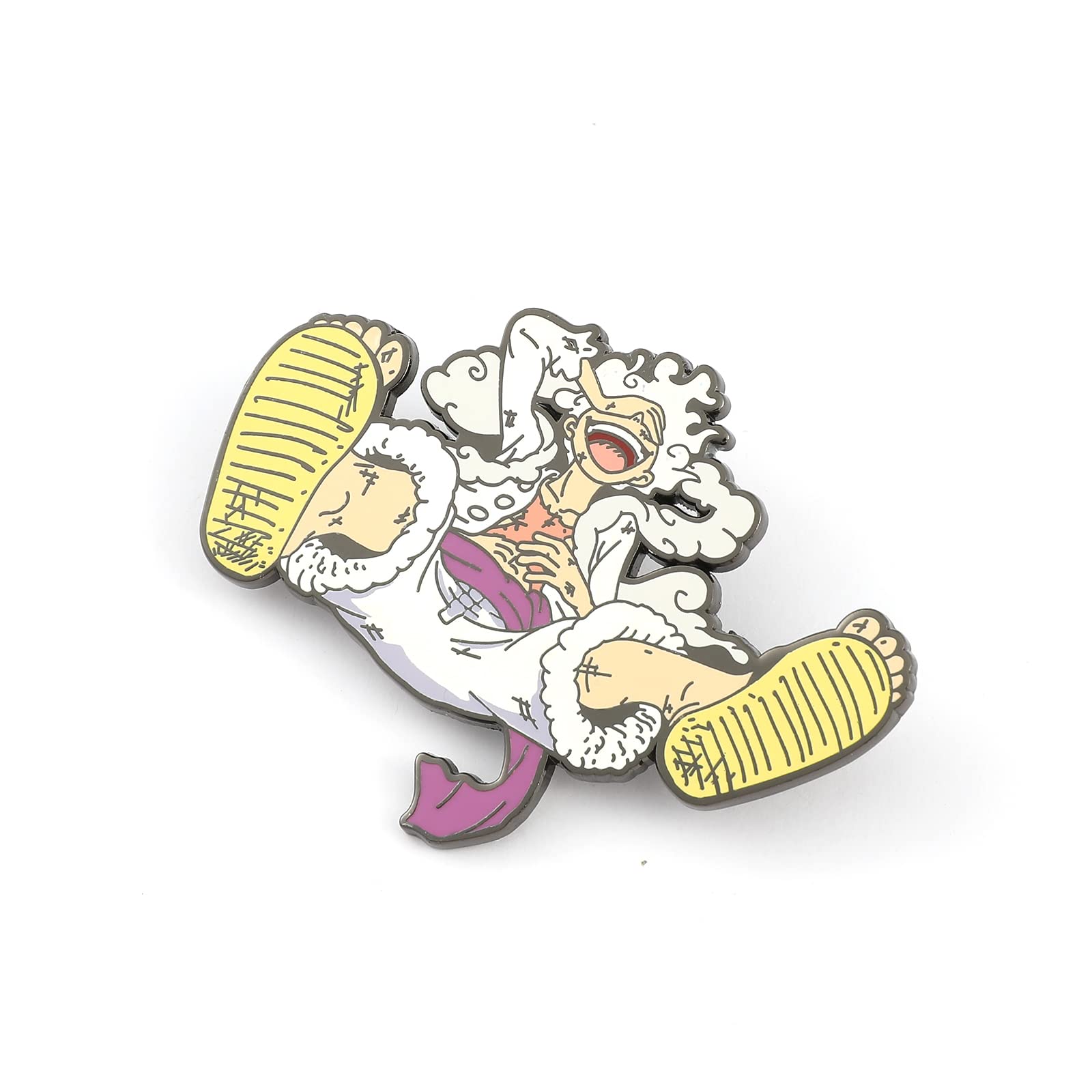 Anime Luffy Enamel Pins - One Piece Metal Brooch Badges for Cosplay, Backpacks, Jackets & Gifts | Collectible Lapel Pins for Men, Boys & Anime Fans | Perfect for Conventions, Cosplay Events & Daily Fashion Accessories