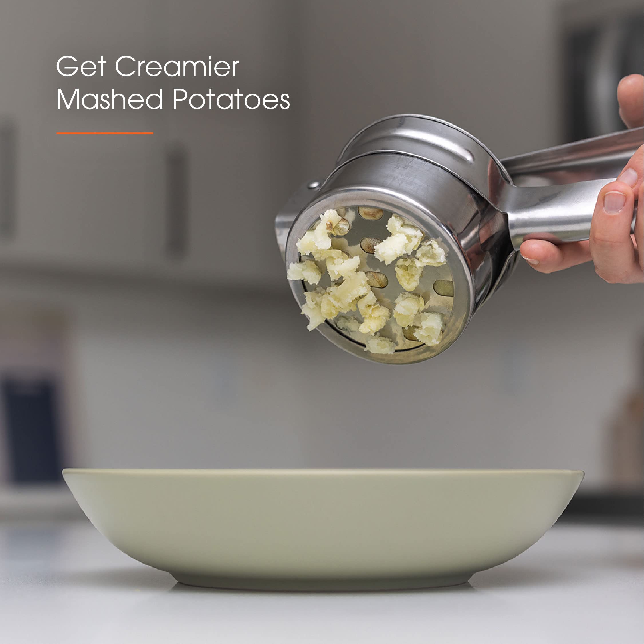 Premium Potato Ricer with Stainless Steel Peeler & 3 Interchangeable Discs - 15 oz Heavy Duty Potato Masher for Perfect Mashed Potatoes | Ideal for Home Kitchens, Restaurants & Meal Prep | Durable Kitchen Gadget by Savver