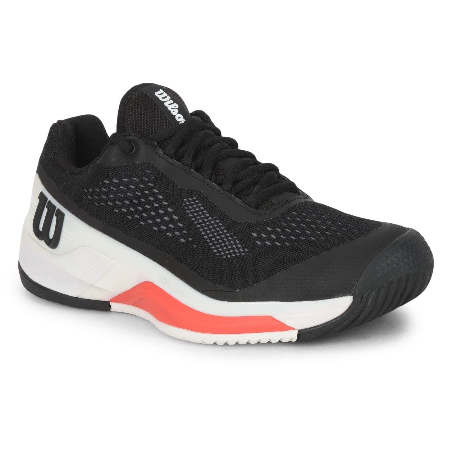 Wilson Men's Rush Pro 4.0 Tennis Shoes - Lightweight Performance Sneakers for Court Sports & Casual Wear