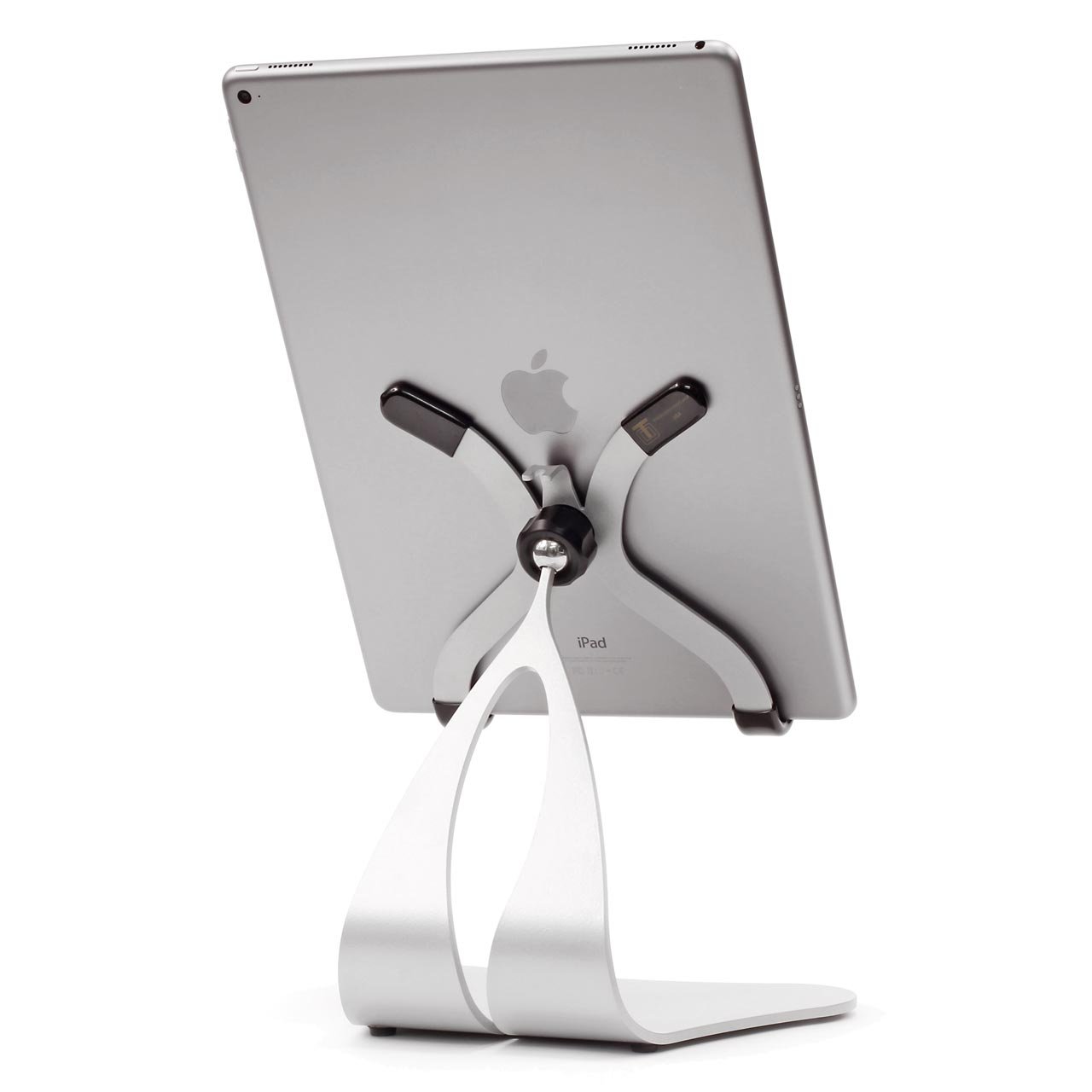 Thought Out Stabile Pro Pivoting iPad Stand - Adjustable White Tablet Holder for Apple iPad (1st-10th Gen) - Premium USA-Made - Perfect for Work, Study & Home Entertainment
