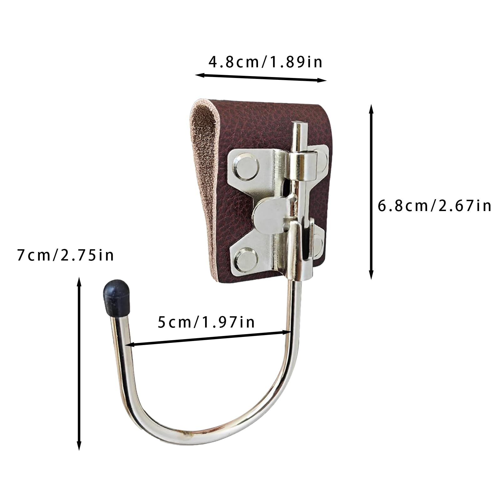 Leather Tool Holder Belt Hook Holster for Nail Guns, Saws & Gardening Tools - 2 Pack | Durable Cordless Tool Organizer for Construction, DIY & Outdoor Work