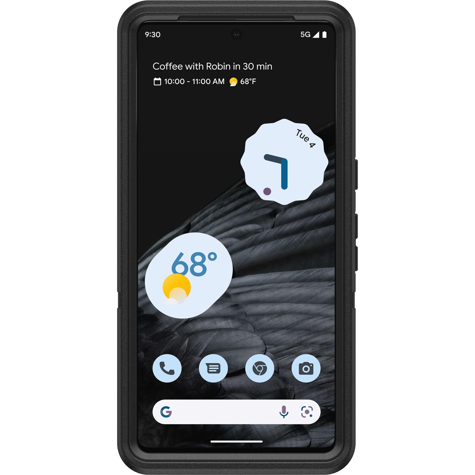 OtterBox Defender Case for Google Pixel 7 Pro - Black Protective Cover for Outdoor Use