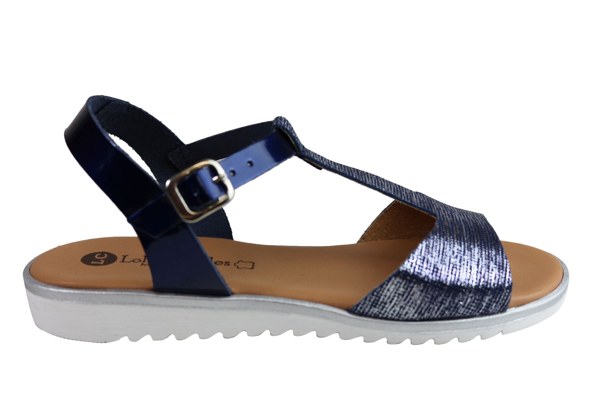 Lola Canales Ola Women's Comfortable Flat Leather Sandals - Handmade in Spain - Perfect for Summer, Beach & Casual Outings