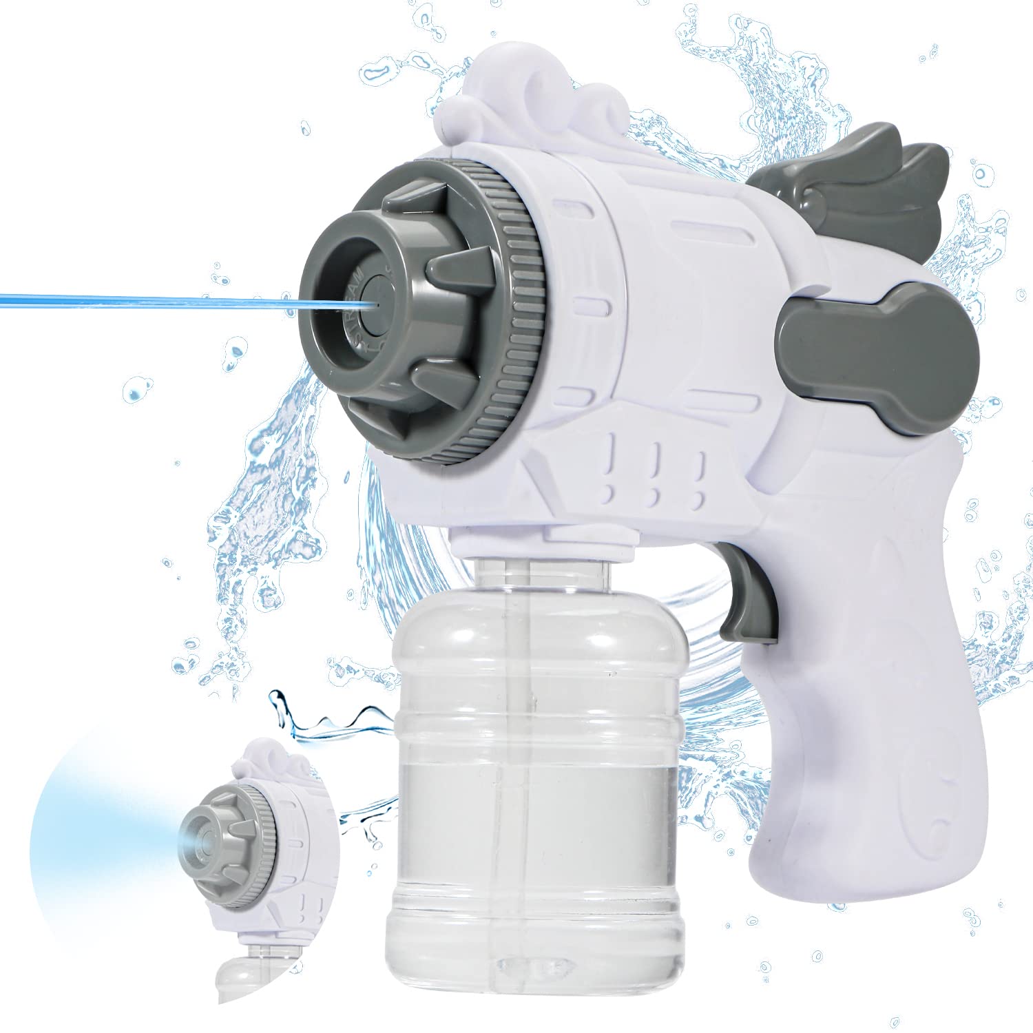 Electric Water Guns for Kids - Automatic Water Blaster & Squirt Gun 2-in-1, Summer Pool Beach Water Fight Toys for Boys & Girls - Perfect for Backyard Battles, Pool Parties & Outdoor Play