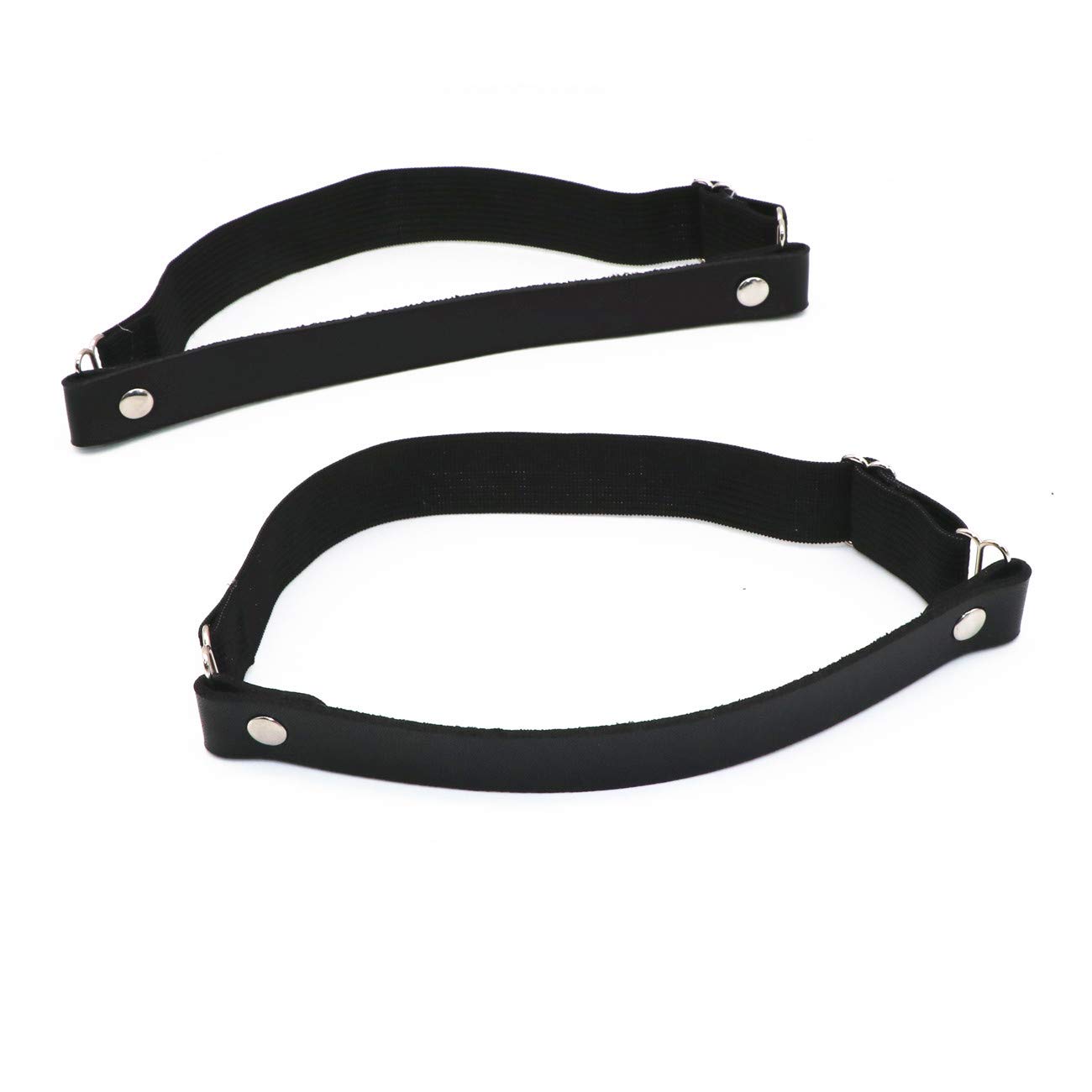 2Pcs Adjustable Elastic Leather Punk Thigh Garter Belts for Women - Sexy Leg Garters & Leg Rings for Burlesque, Cosplay, and Night Out