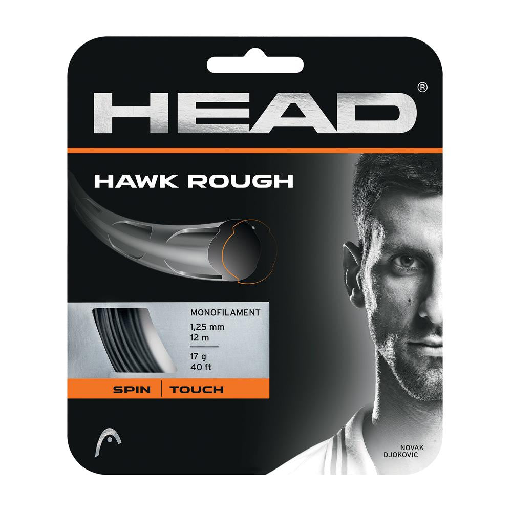 Head Hawk Rough String Set - High Performance Tennis Strings for Durability & Control | Perfect for Competitive Play & Training