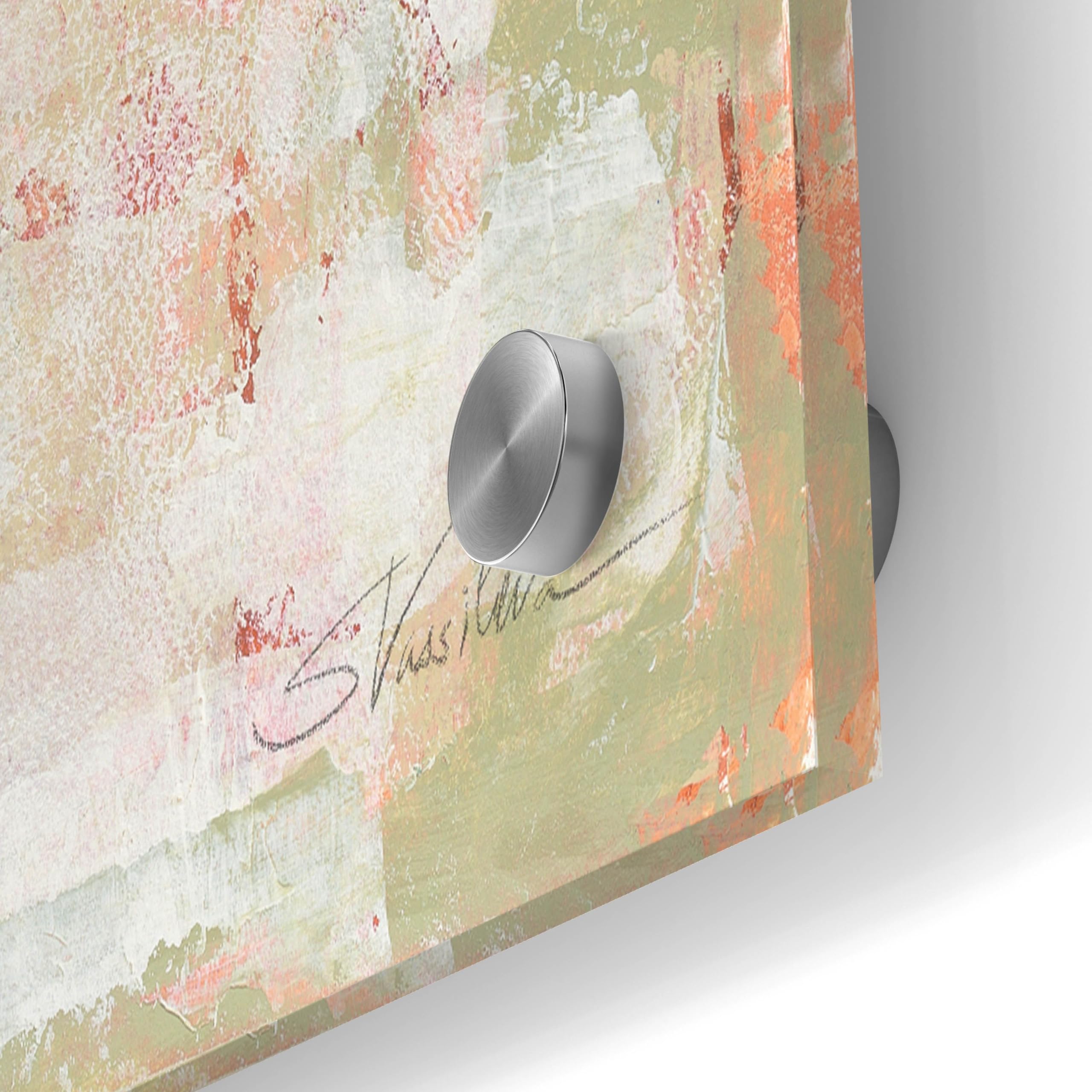 Epic Art 'Graffiti Wall II' by Silvia Vassileva - Modern Acrylic Glass Wall Art Painting 36x24 Inches - Perfect for Living Room, Bedroom & Office Decor
