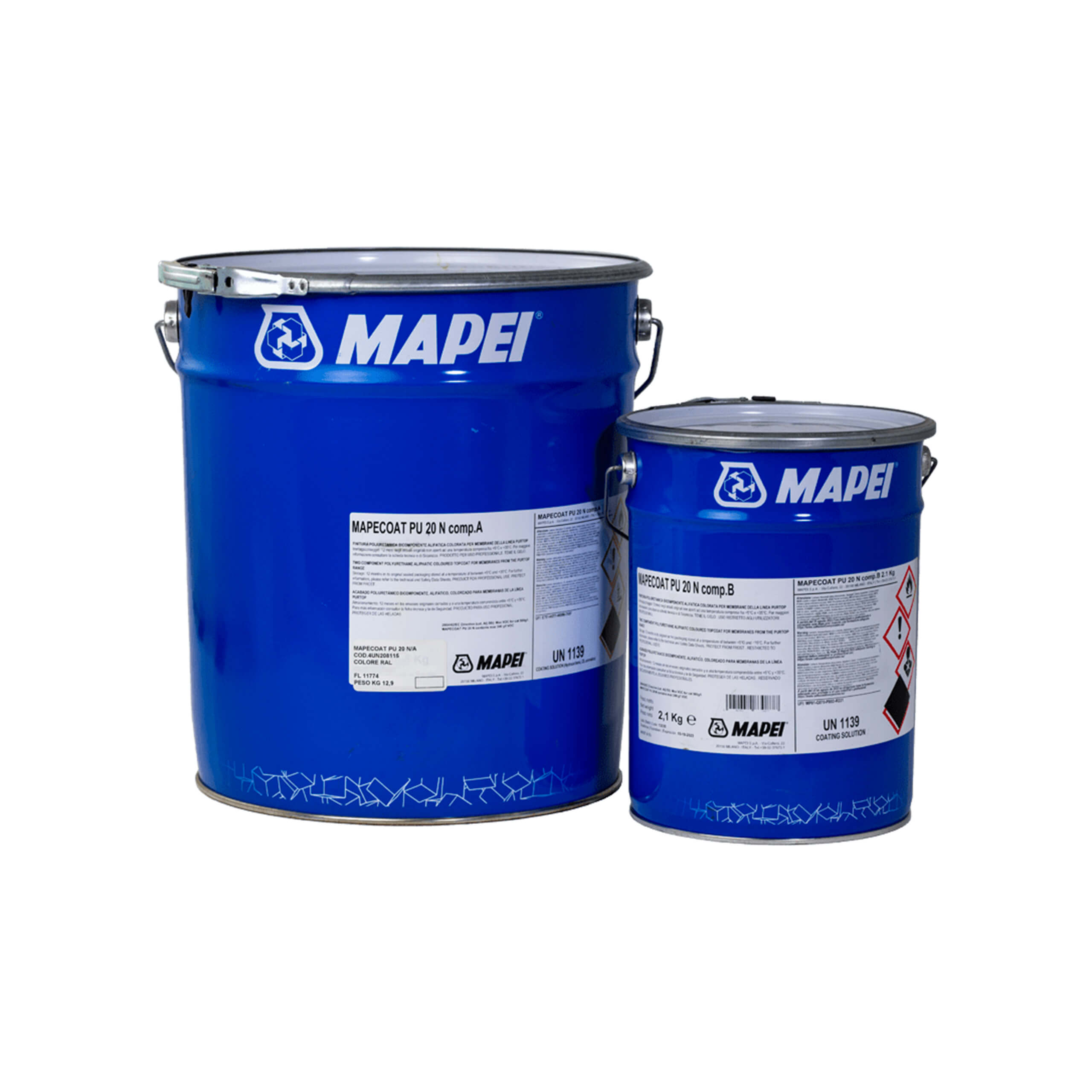 Mapei Mapecoat PU 20 - High-Performance Polyurethane Coating for Concrete Floors | Ideal for Garages, Warehouses & Industrial Spaces