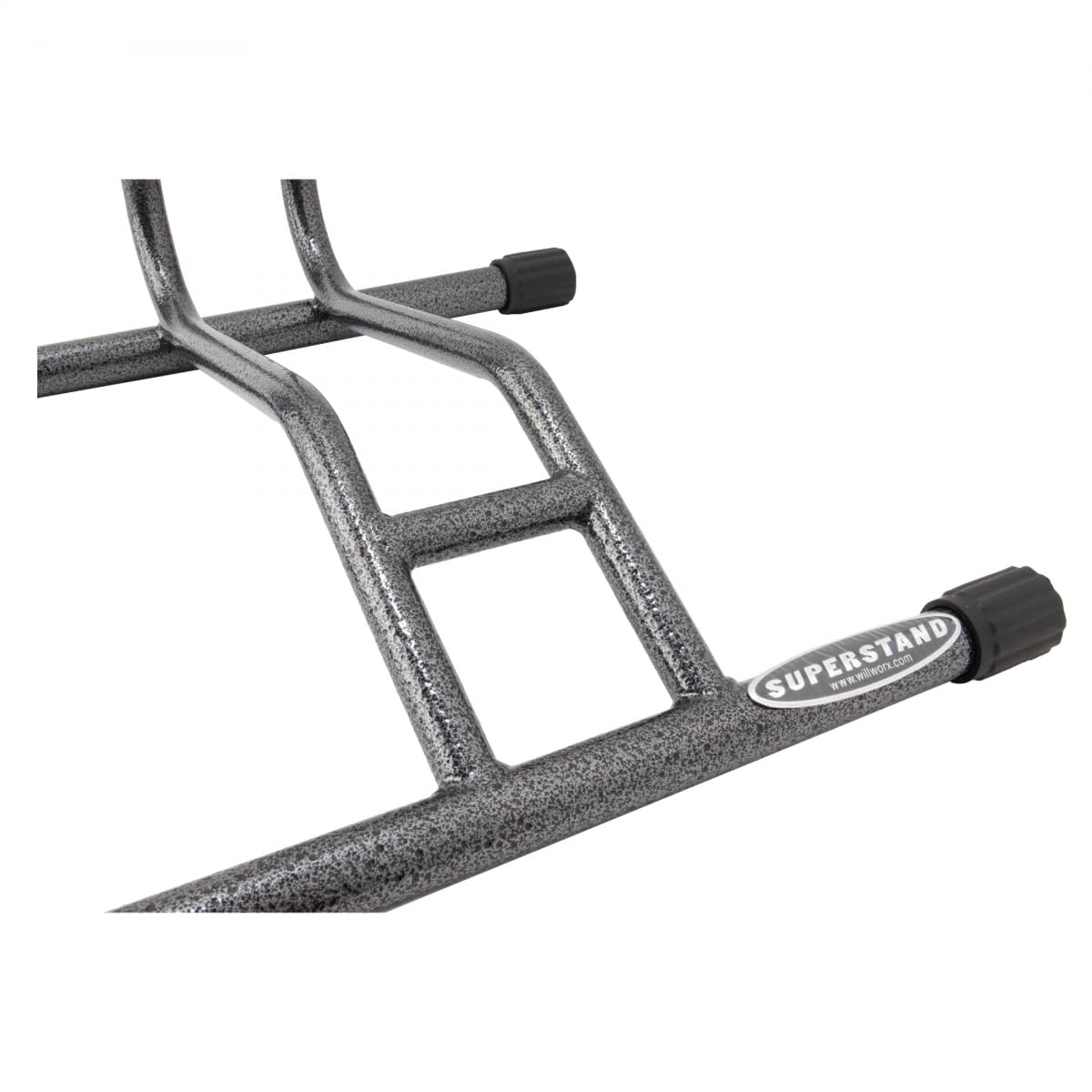 Super Stand Grey Bulk - No Packaging 2 Bike Rack - Heavy Duty Bicycle Storage Solution for Garage, Yard & Outdoor Use