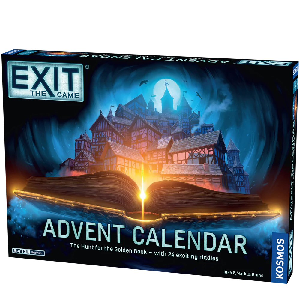 Exit: The Game Advent Calendar - The Hunt for the Golden Book | Escape Room Puzzle Game for Adults & Teens | Perfect for Holiday Parties & Family Game Nights