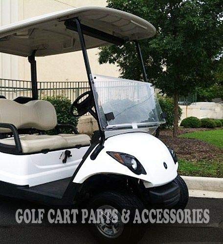Yamaha G29 Drive 2 (2017-Up) Clear Folding Windshield - Premium Golf Cart Accessory for Outdoor Protection & Comfort