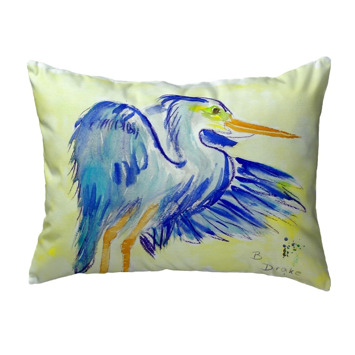 Betsy Drake KS963 Decorative Throw Pillow - 11x14 Inches, Multi-Color - Perfect for Sofa, Bed, Couch & Home Decor
