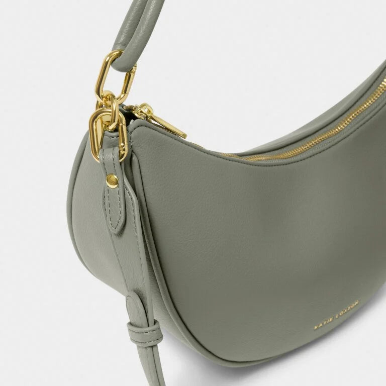 Katie Loxton Asha Sling Bag - Graphite Green Crossbody Purse for Women | Fashionable & Lightweight Shoulder Bag for Daily Use, Travel & Work