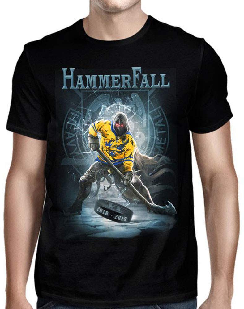 Men's Hector Hockey Graphic T-Shirt - Black Cotton Tee for Hockey Fans & Players - Perfect for Games, Practice & Casual Wear
