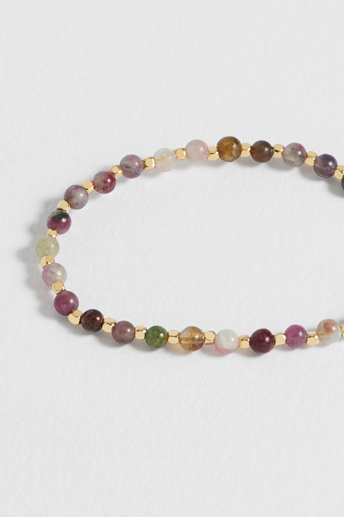 Wellness Tourmaline Gemstone Amelia Bracelet for Women - Healing Crystal Energy Bracelet for Stress Relief & Positive Vibes - Perfect for Yoga, Meditation & Daily Wear