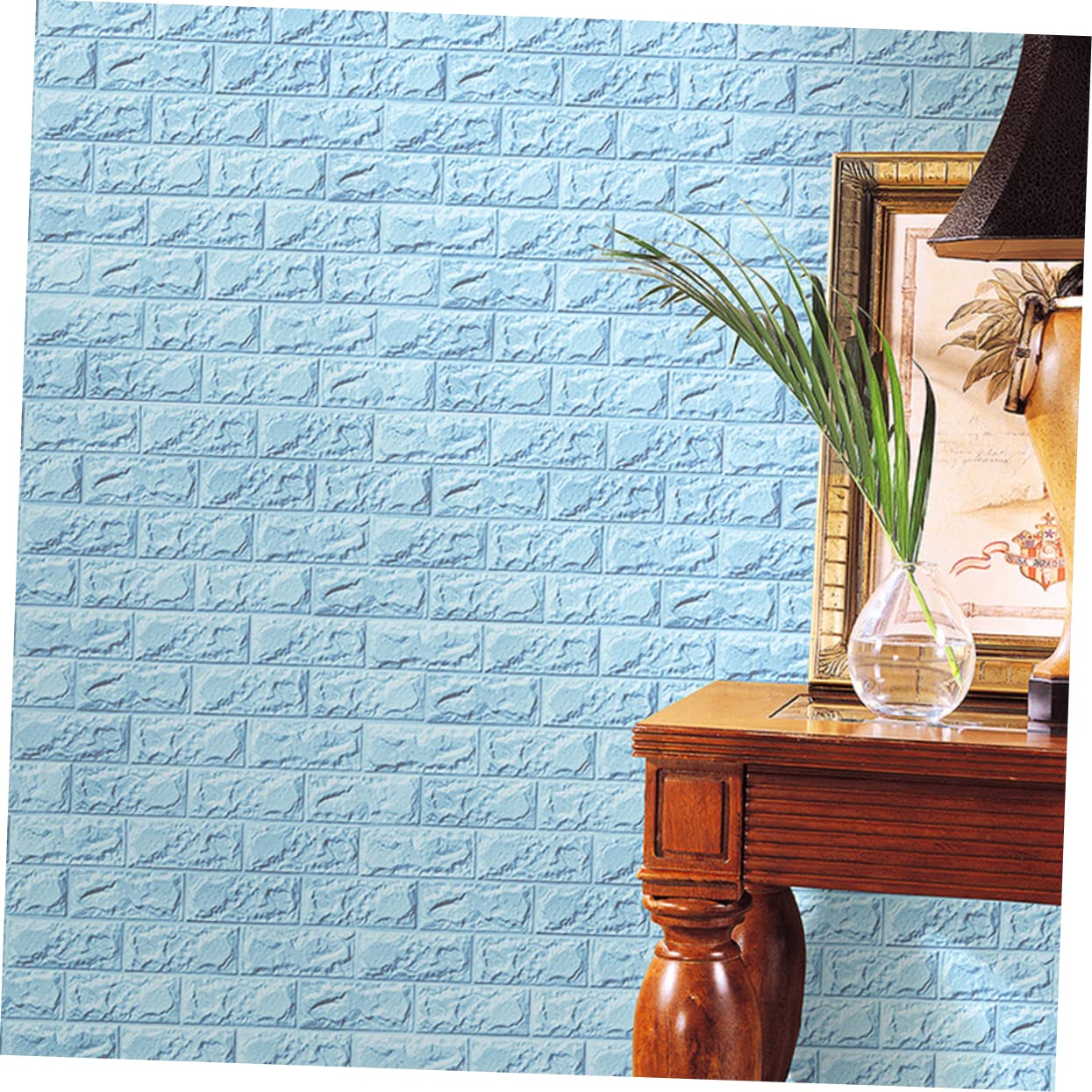 Artibetter Modern Marble Effect Waterproof Wall Sticker - 3D Brick Wallpaper Peel and Stick - Self Adhesive Vinyl Decal for Living Room, Bedroom, Kitchen, Office | Easy DIY Home Decor Upgrade