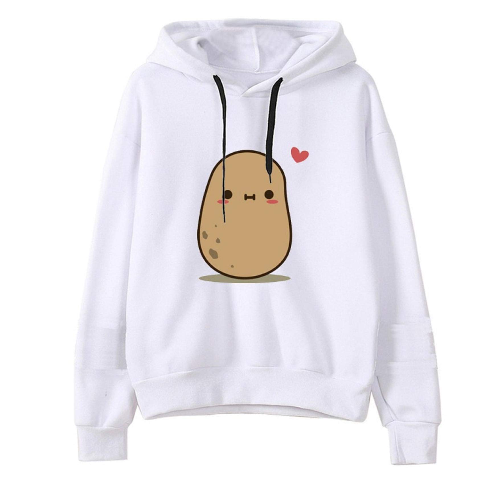 **Plus Size Women's Graphic Hoodies - Cute Long Sleeve Sweatshirts for Casual Wear | Loose Fit Tops for Girls & Women | Perfect for Everyday, Workouts & Lounging**