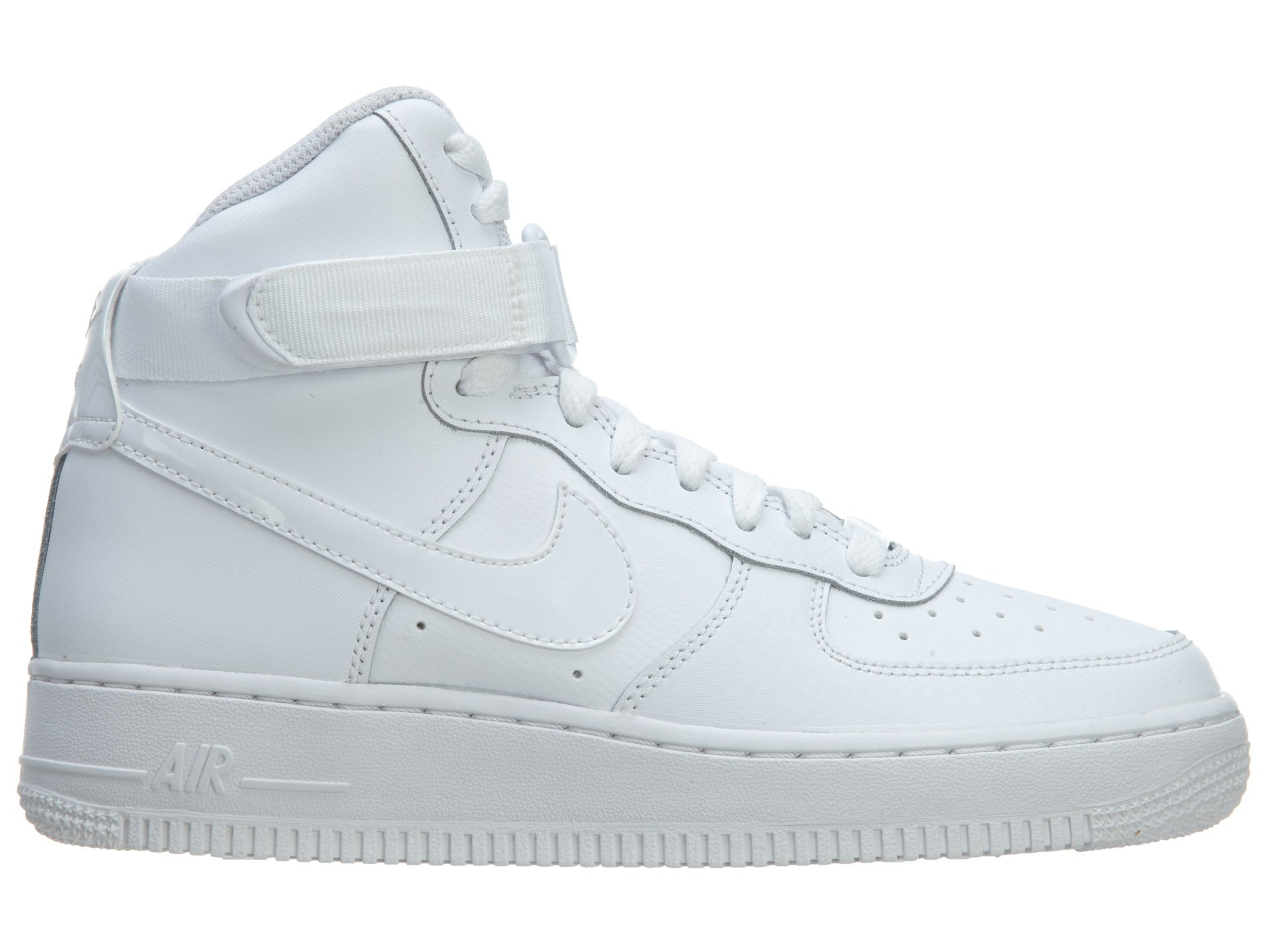 Nike Men's Air Force 1 High Top Basketball Shoes - White/Black - Comfortable Sneakers for Casual Wear, Street Style & Sports Performance