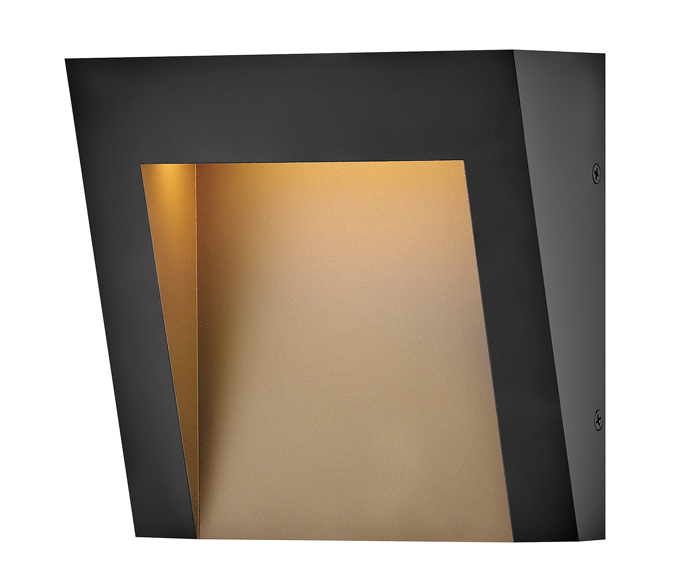 Hinkley Taper Extra Small Wall Mount Lantern - Textured Black Finish for Outdoor Porch, Patio, and Garden Lighting