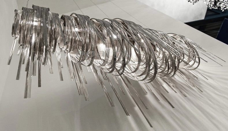 Atlantis Crystal Chandelier - Elegant Modern Ceiling Light Fixture for Dining Room, Living Room & Bedroom | Perfect for Home Decor & Wedding Venues