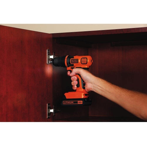 BLACK + DECKER 20V Max Lithium Ion Cordless Power Tool Combo Kit (4-Piece) - Drill, Circular Saw, Reciprocating Saw, Flashlight - Perfect for DIY Projects & Home Improvement