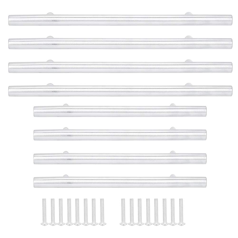 Stainless Steel Kitchen Cabinet Handles - T Bar Pulls for Drawers, Wardrobes & Sliding Doors (20mm Length) - Perfect for Modern Home & Office Furniture Upgrades