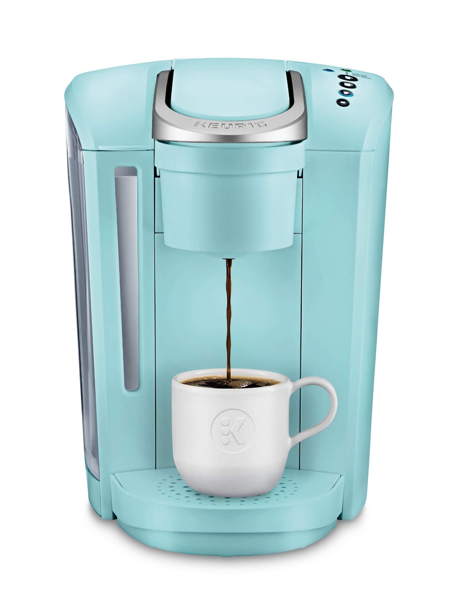 Keurig K-Select Single-Serve K-Cup Pod Coffee Maker - Brews Hot & Iced Coffee, Tea, Cocoa - Compact for Home, Office & Dorm Use - Oasis Design - Perfect for Morning Brews & Quick Refreshments