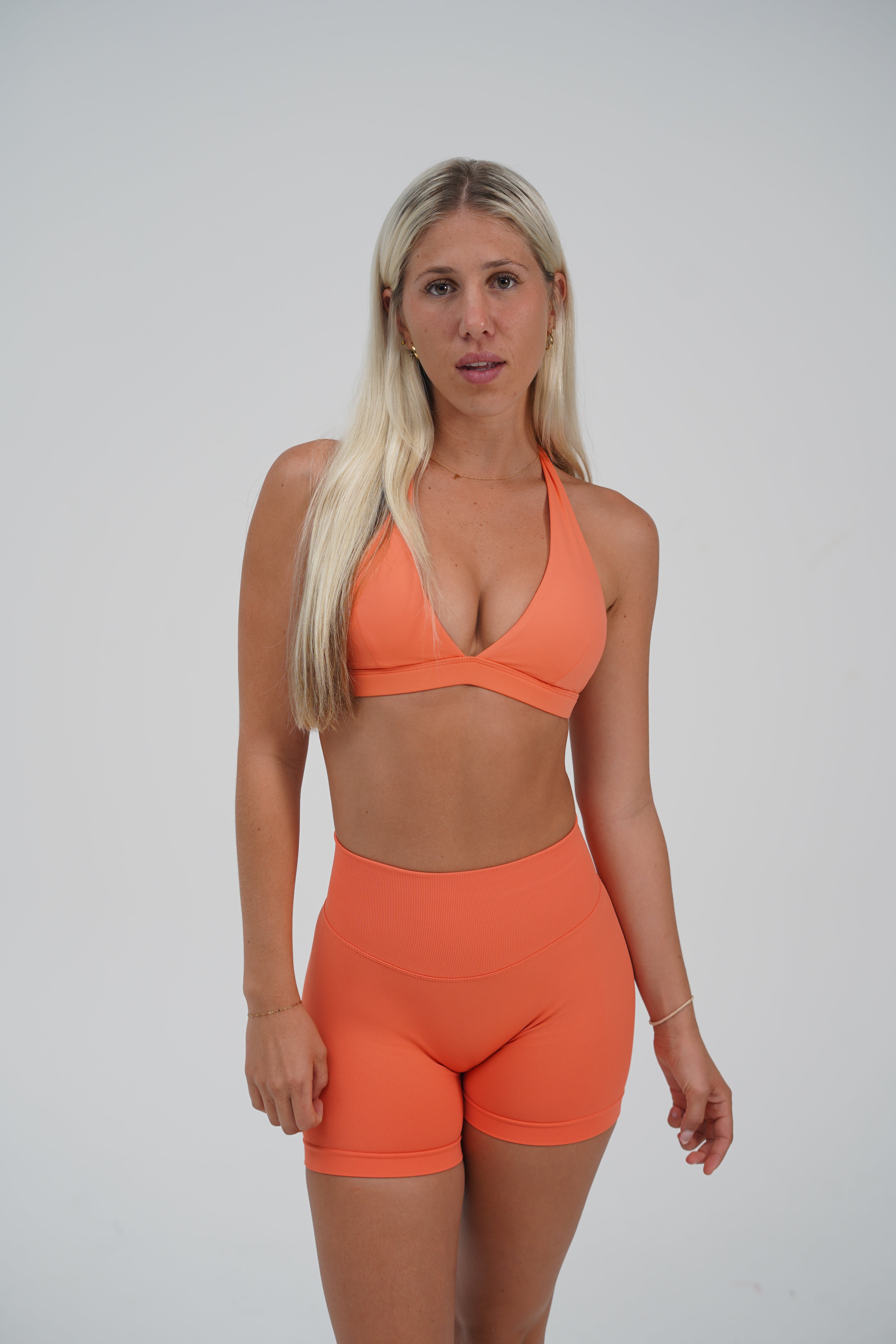 Kayla Crop Top in Tahiti Orange - Stylish Women's Fashion for Summer, Beach & Casual Wear